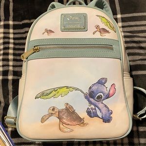 Loungefly backpack and matching wallet